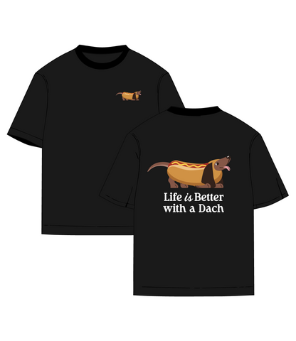 Camisa Life is Better - Hot Dog