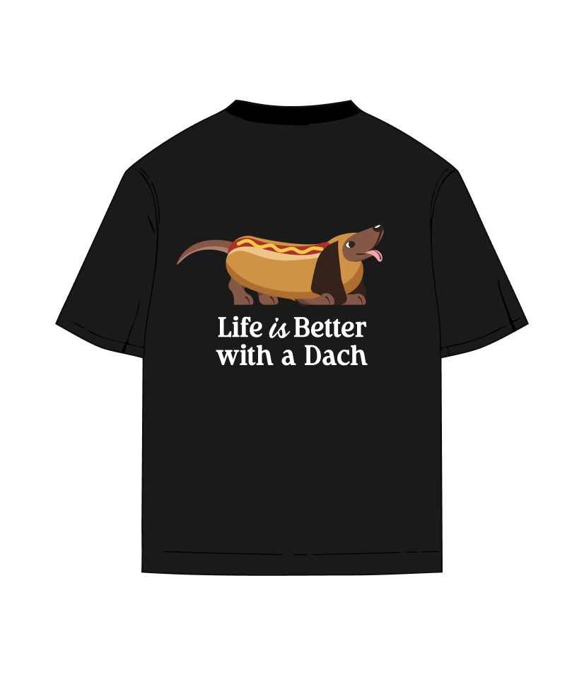 Camisa Life is Better - Hot Dog
