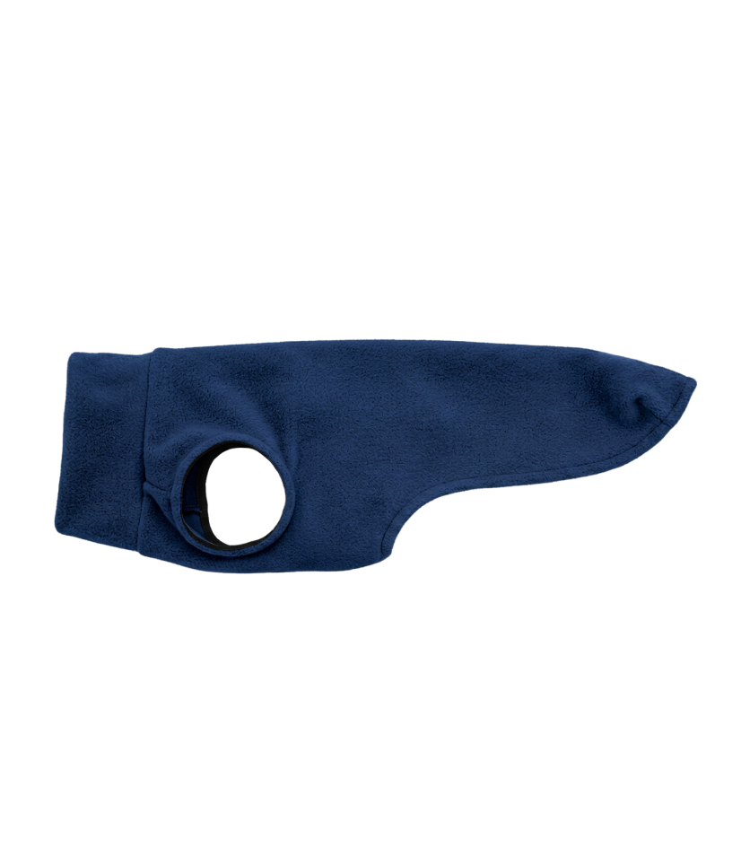 Roupa Pet Fleece Liso - Azul