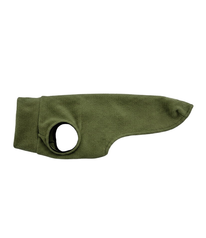 Roupa Pet Fleece Liso - Verde