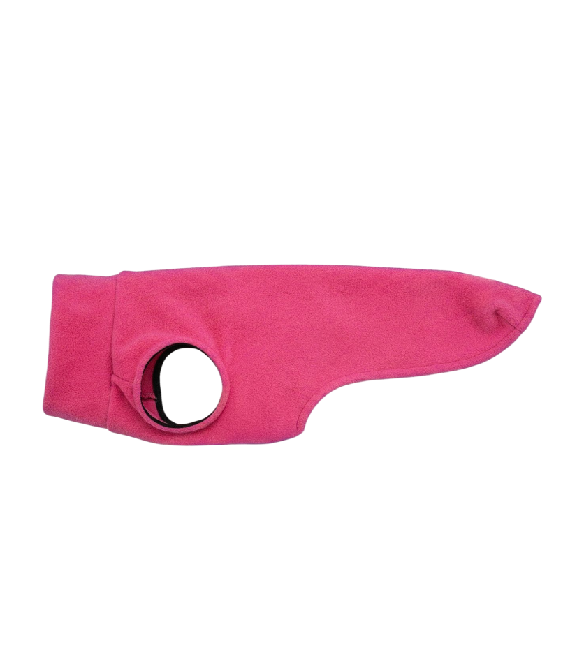 Roupa Pet Fleece Liso - Pink