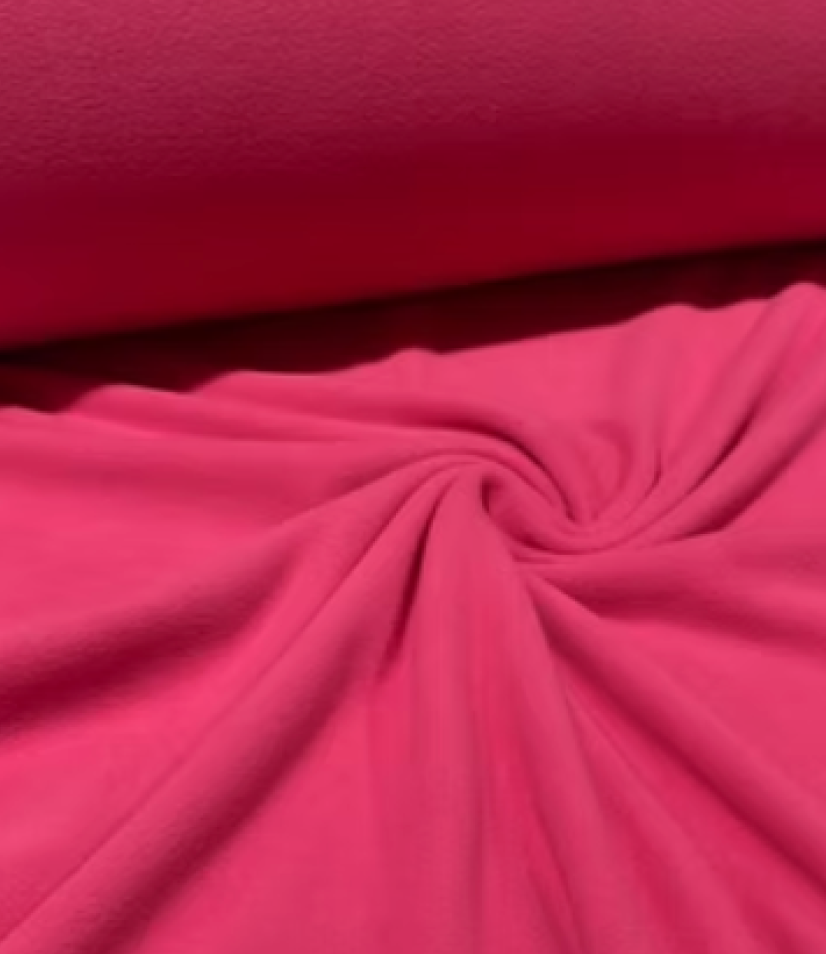 Roupa Pet Fleece Liso - Pink