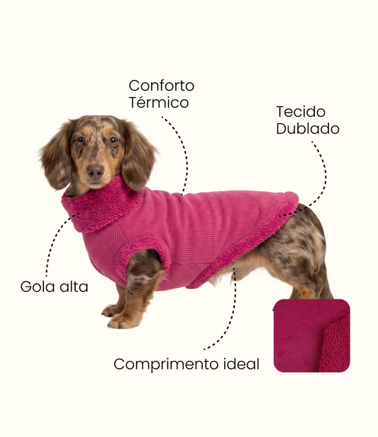 Roupa Pet Dachshund Canelada - Pitaya