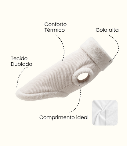 Roupa Pet Dachshund Canelada - Branco