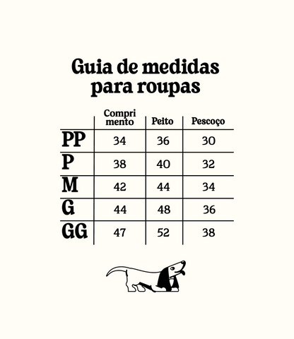 Camisa Copa 26 para Dachshund
