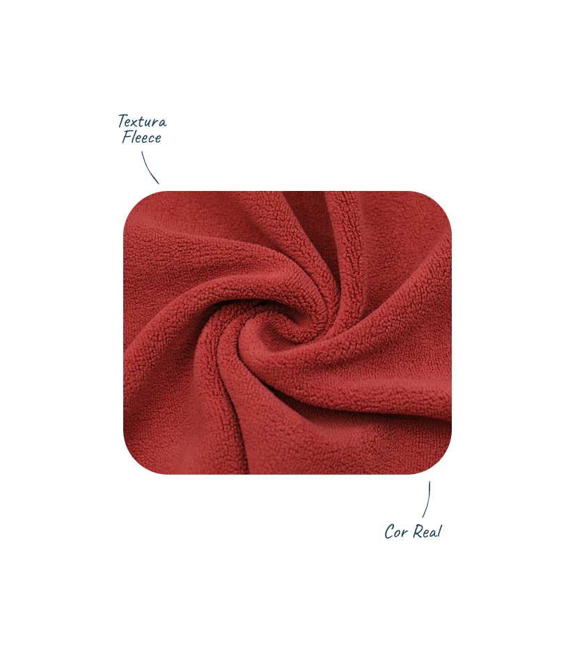 Roupa Pet Dino Fleece Terracota