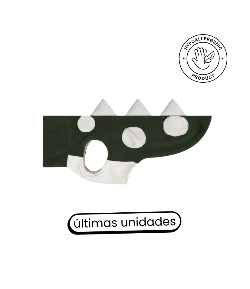 Roupa Pet Dino Fleece Verde